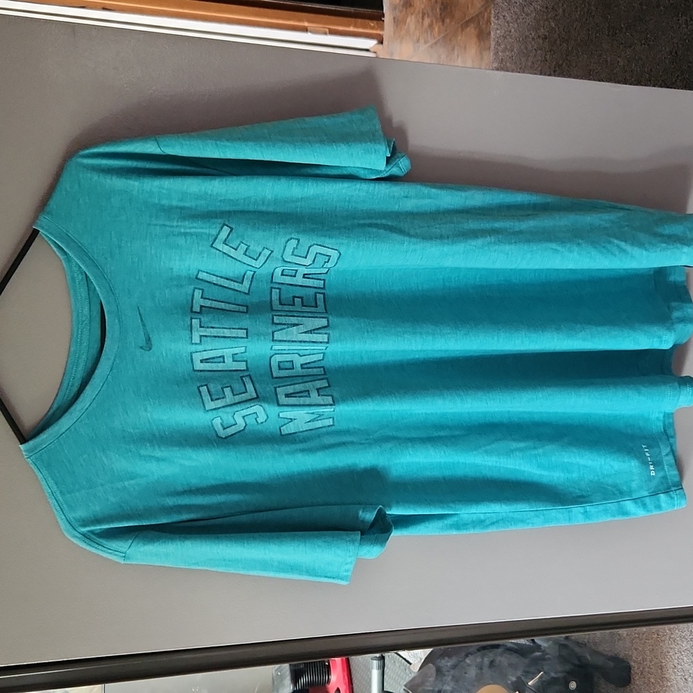Nike The Nike Tee Dri-Fit Seattle Mariners Genuine Merchandise Crewneck Shirt